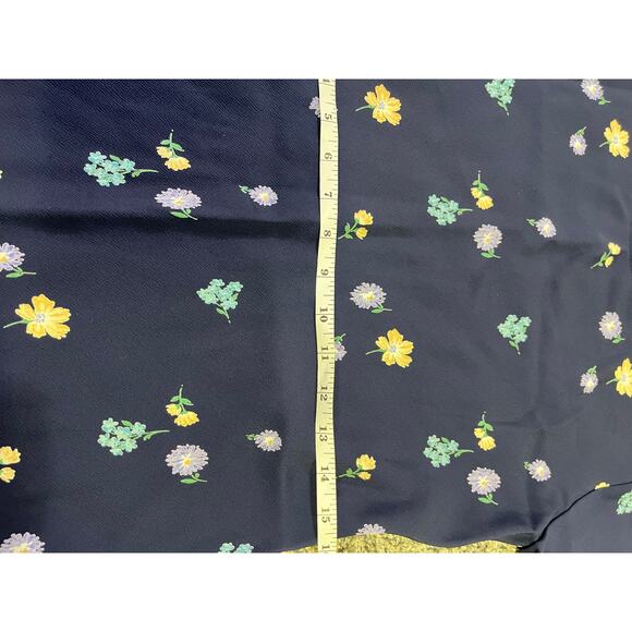 VINTAGE Laura Ashley Y2K Floral Viscose Women’s Dress, Sz 8 Navy Flirty Cottage‎ - Picture 6 of 10